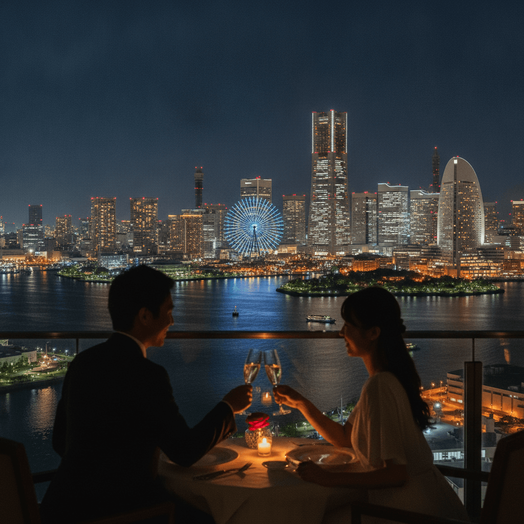 横浜みなとみらいで夜景が見えるロマンチックなレストラン・バー:完全ガイド
